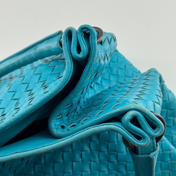 Bottega Veneta Parachute Blue Hand Bag - Picture 16 of 16